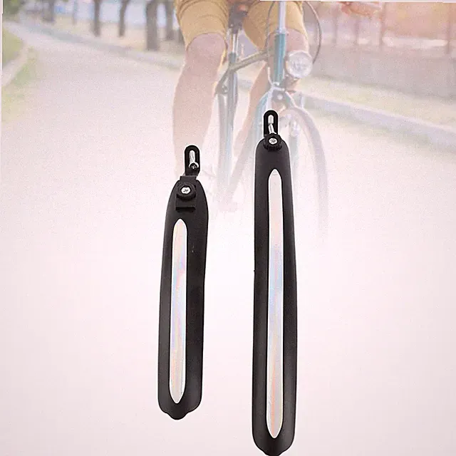 1 Pair Front Rear Mountain Road Bicycle Bike Mudguard Mud Guard Set (Black) CX4