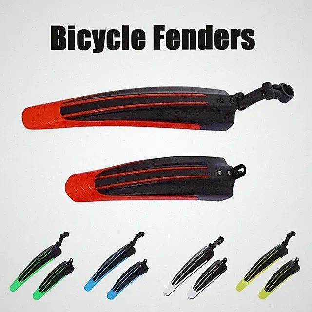 2PCS Bicycle Fenders Mudguard Set Front Rear Splash Guard for 20 22 24 26 Inch