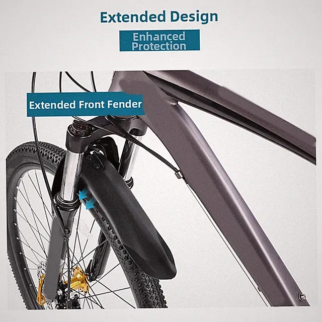 Bike Mud Flap Bicycle Mudguard Plastic Mounting Hardware Included