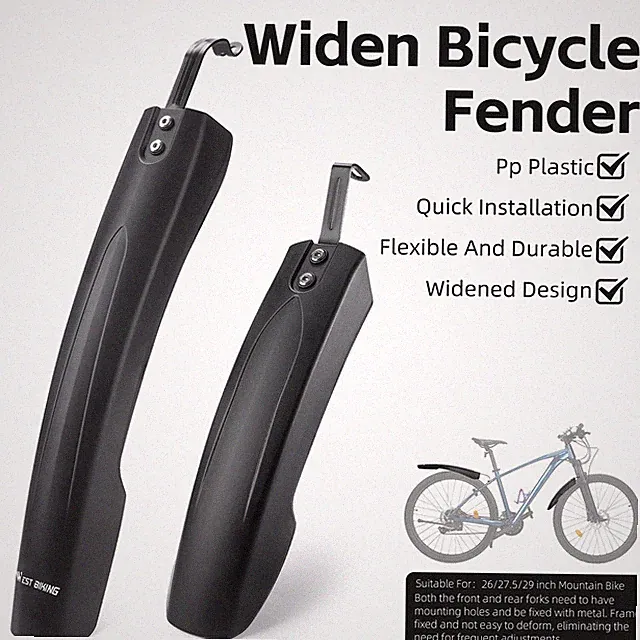 MTB Mudguard Mud Guard Set Bike Bicycle Front Rear Fender Road Cycling Upgrades
