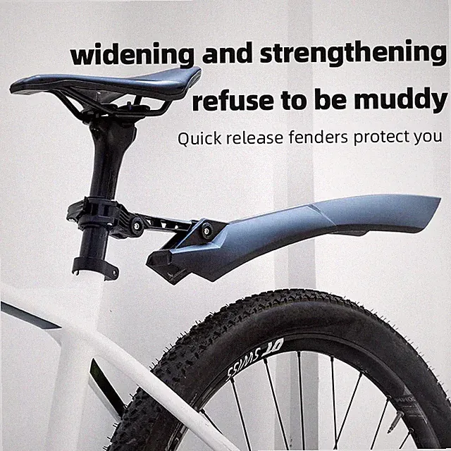 ROCKBROS Bike Fender Adjustable Mudguard,Quick Release Universal for22-27.5"Bike
