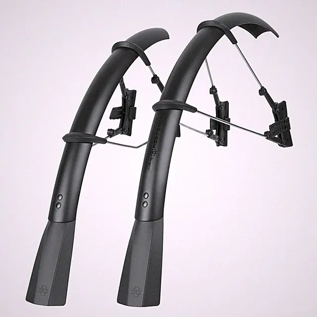 SKS Raceblade Pro Clip-On Mudguards for Road Bikes – Quick-Release, Disc Brake