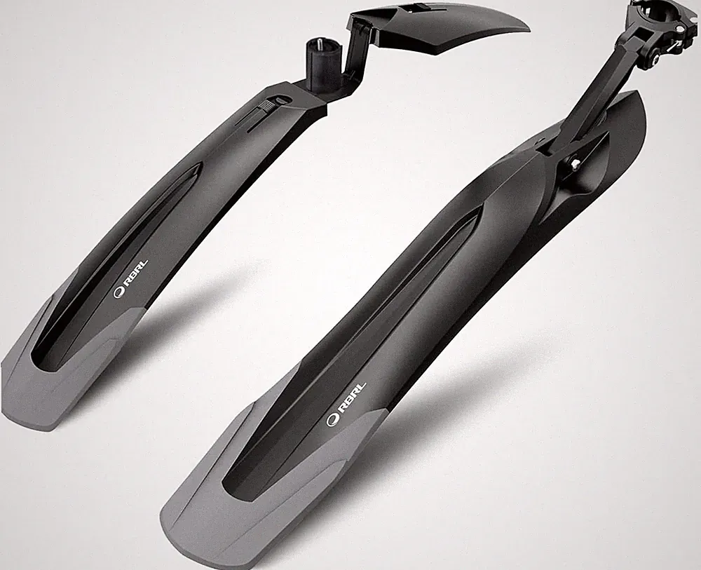 Universal Bicycle Fenders - Streamlined Mudguard Set for Ebikes & Mountain Bikes