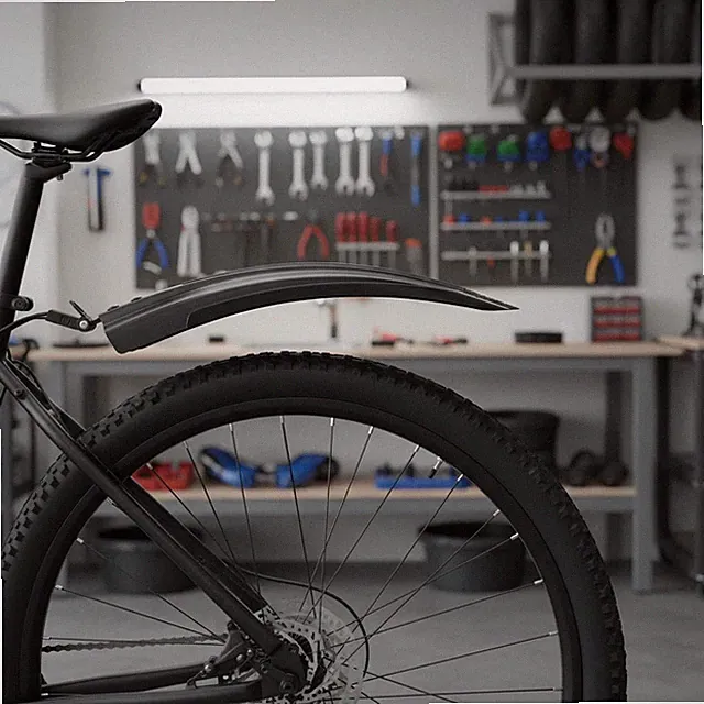 Universal Bicycle Mudguards, Lightweight Design for Road and Mountain Bikes