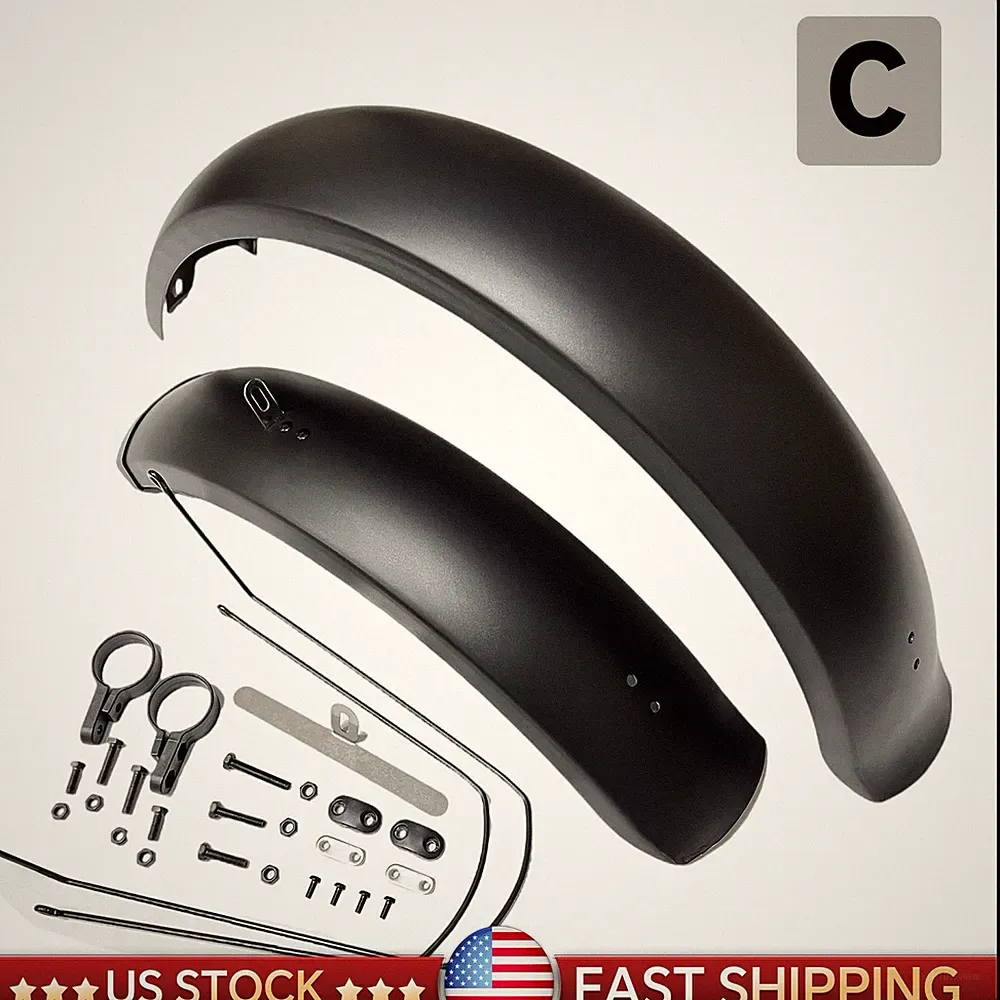 US 26" 4.0 Fat Tire Bicycle Fender Set Mudguards For Snow Bike Beach Bicycle